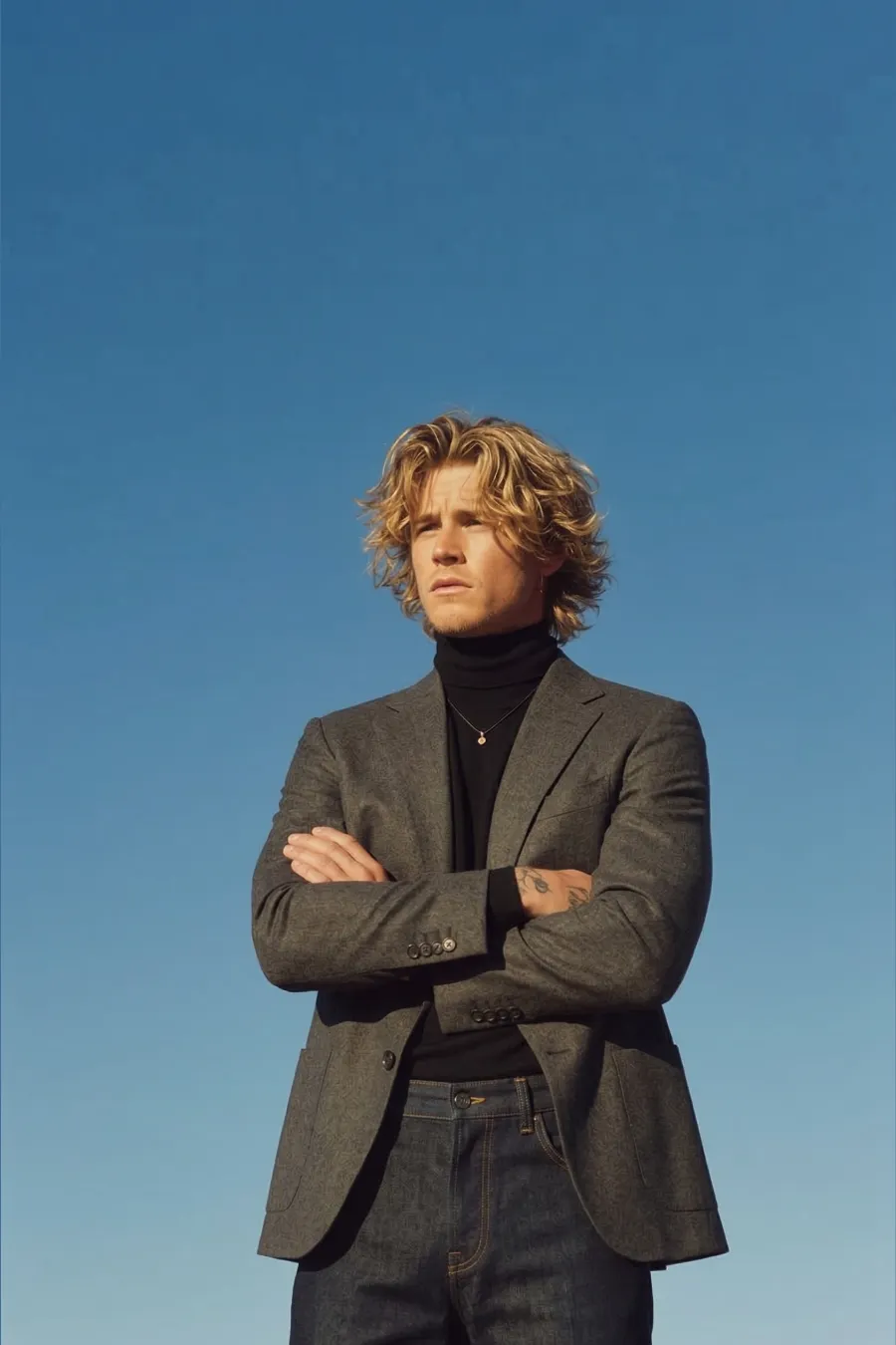 AI clothes changer result showing virtual try-on outfit change