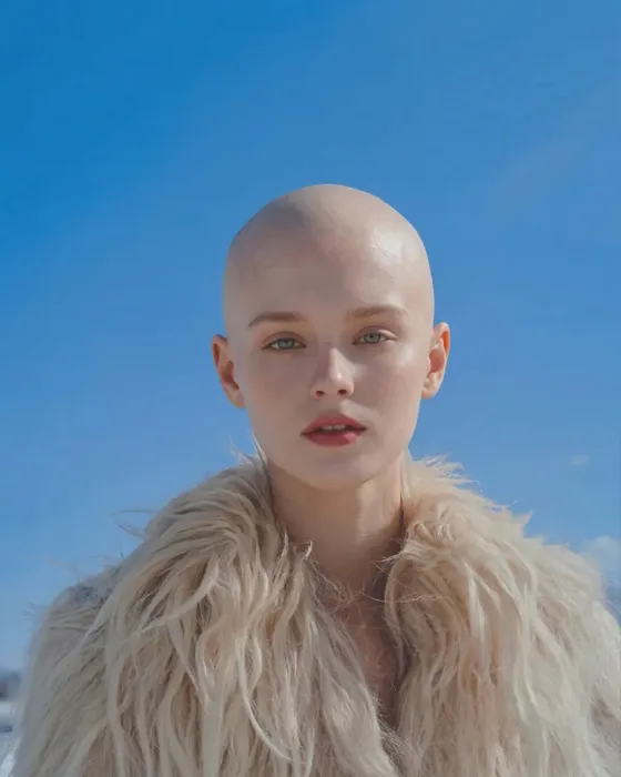 Original hair color before virtual hair color change