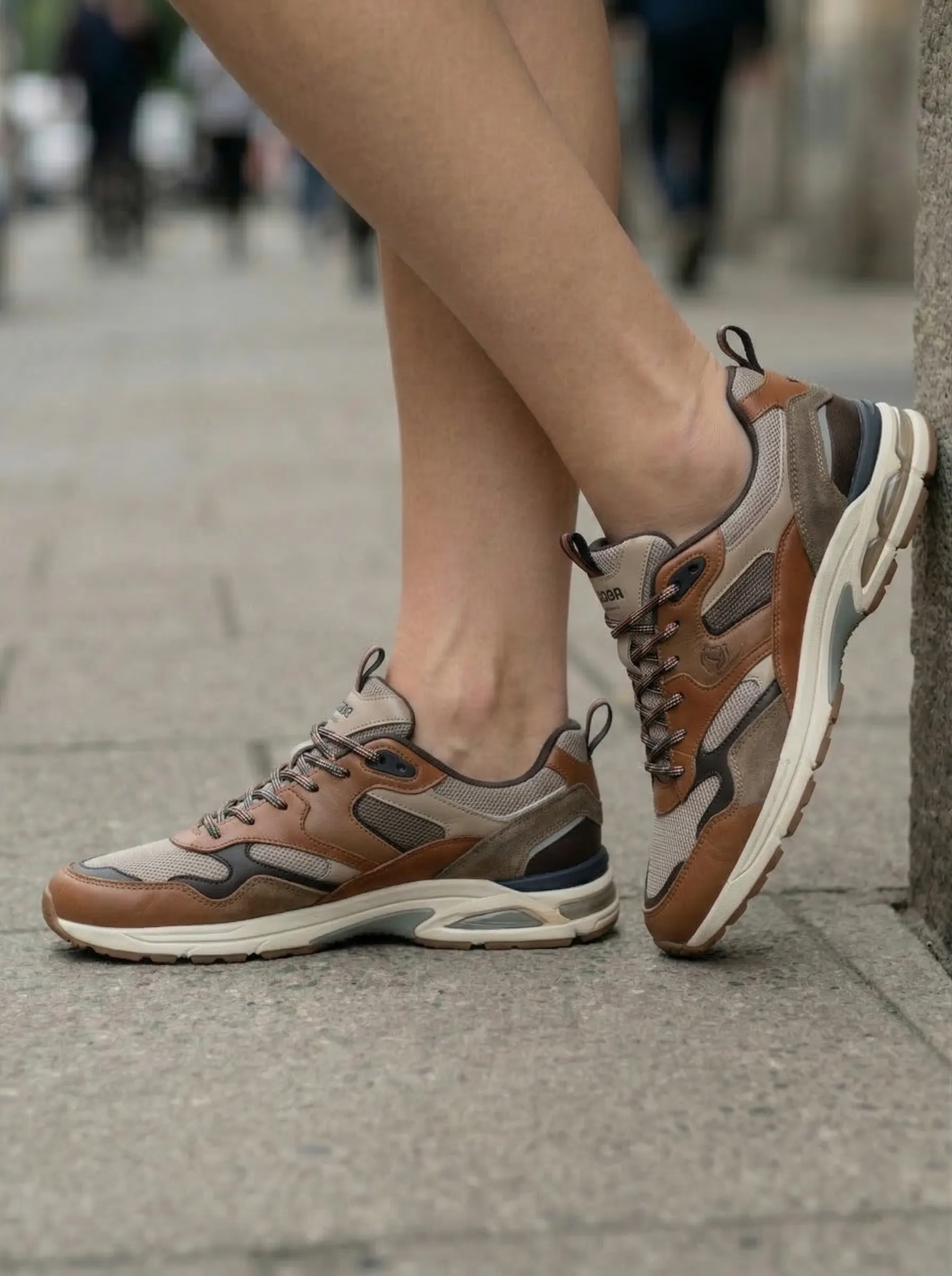 Virtual shoe fitting result with AI-generated shoe swap