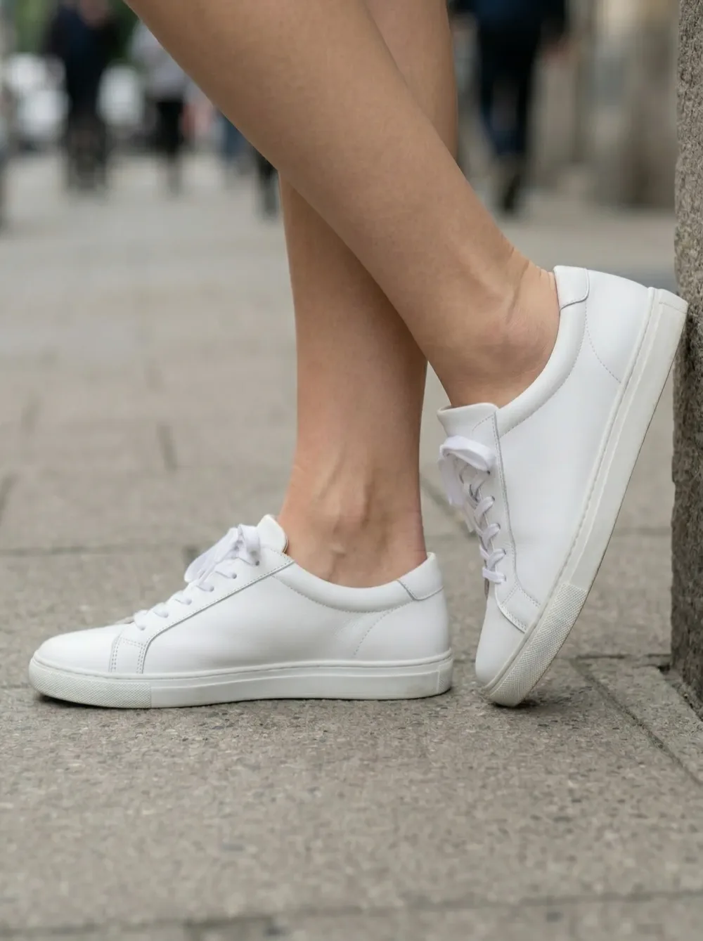 Original view before virtual shoe try-on