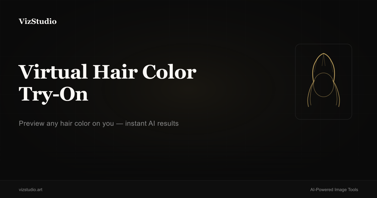 Vr Color Virtual Hair Color Try On — Free AI Hair Color Preview | VizStudio