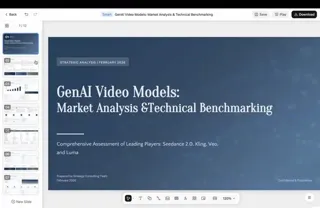 麦肯锡风格咨询演示幻灯片提示 (LLM)