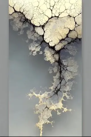 地衣/黏菌风格建筑提示